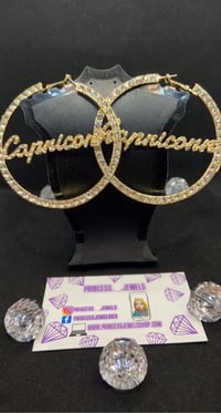 Image 4 of Zodiac Hoop Earring’s 