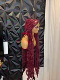 Image 4 of Sasha,  Braided Soft Locs Glueless Wig