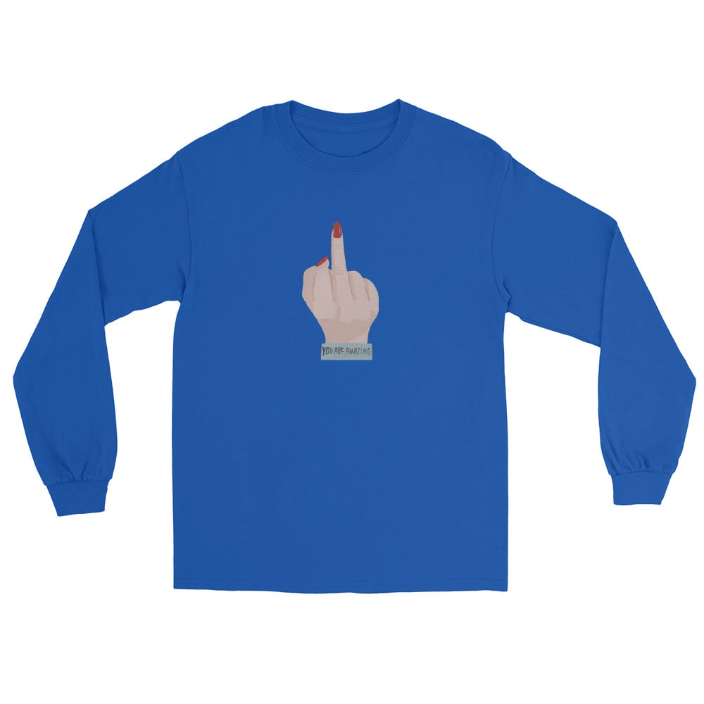 Image of YOU ARE AMAZING LONG SLEEVE SHIRT