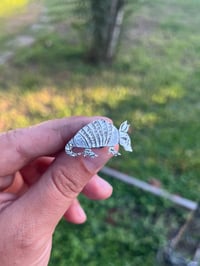 Image 2 of Sterling Armadillo Pins