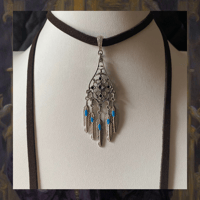 Image 1 of FEATHER CHOKER  