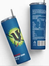 Blue v 20oz tumbler