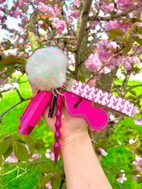 leather wristlet keychains