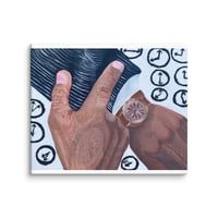 Image 3 of When Is It Gonna Be My Time God Canvas Print