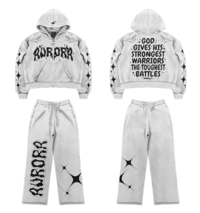 White Aurora Tracksuit set
