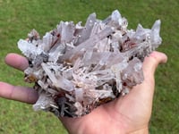 Image 3 of Specularite Quartz Points Cluster #1784