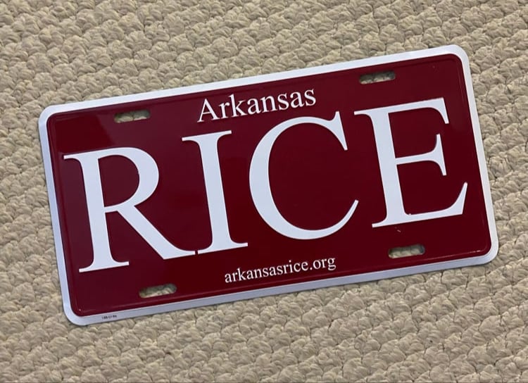 Arkansas RICE License Plate - TWO STYLES