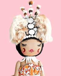 Image 1 of SAMOAN TAUPOU MEDIUM ART DOLL MADE TO ORDER 