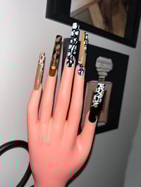 Image 2 of Cow Print Nails