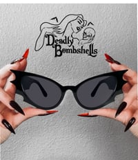 Deadly Bombshell - Batty Cat Eye Sunglasses