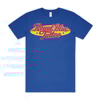 Image 1 of Royal Blue Tattoo tshirt 