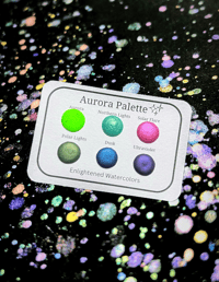 Image 1 of Aurora Palette Dot Card