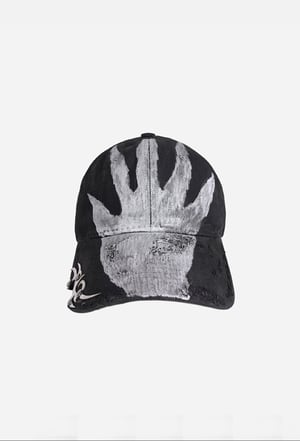 Image of MASSTAK - Devil Hand Tribal Cap (Black)