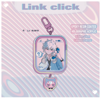 Image 2 of Link Click Holo Link charm