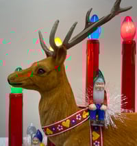 Image 2 of Gnomes and Deer Electric Candles 