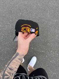 Image 4 of  BLACK ORANGE SAN FRANCISCO GIANTS CUSTOM FITTED CAP