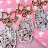 Clefairy Family Shell Keyring