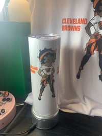 Image 4 of Betty boop cleveland browns T and tumbler