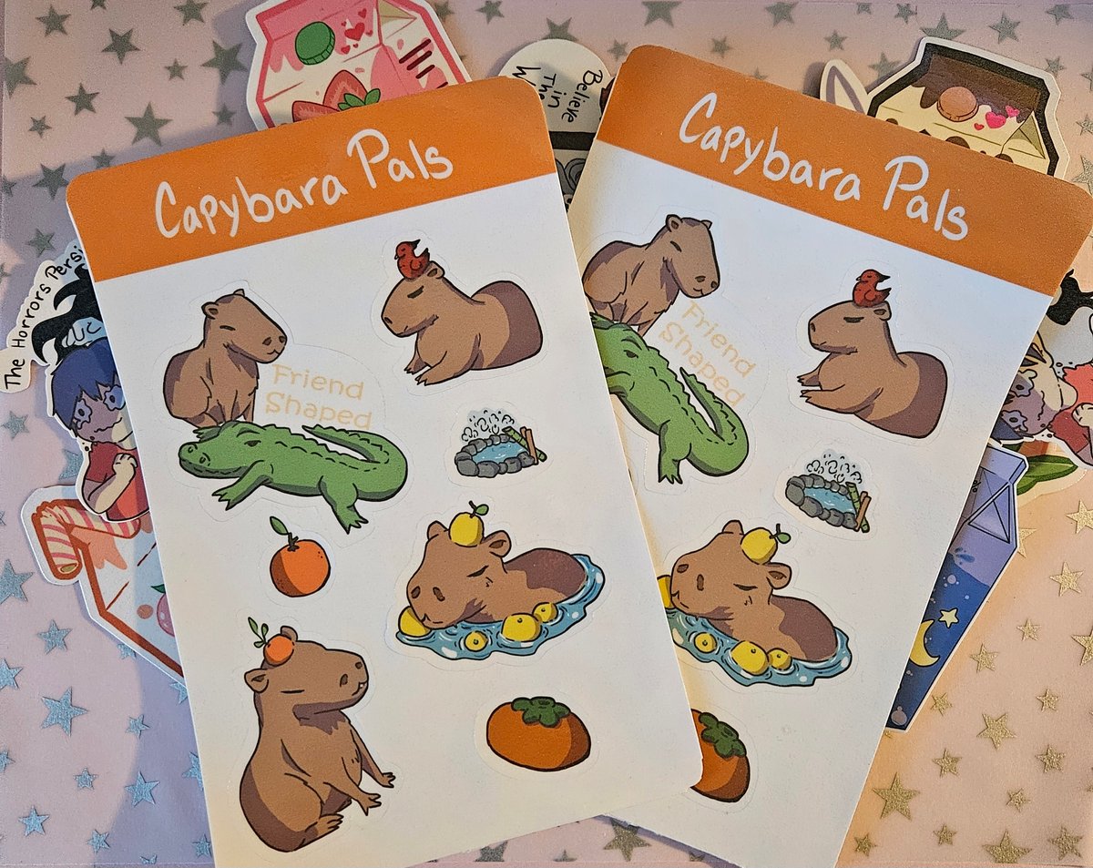 Image of Capybara pals