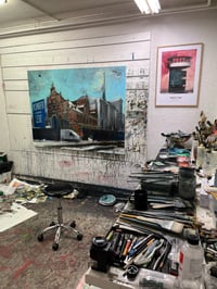 Image 5 of "København – Malerdrømme og tankestreger – Kongen længe leve" / 120x160 cm