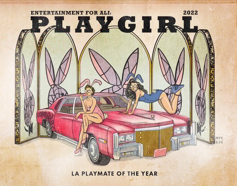 Playmate of the Year “La Playgirl” Print