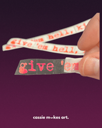 Image 2 of Give 'Em Hell Kid Vinyl Decal