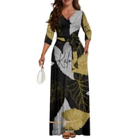 Image 1 of Women’s V Neck Maxi Dress