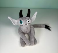 Image 1 of Small Weighted Devil Monster - Gray