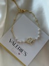 Pearled Rose Lux Bracelet 
