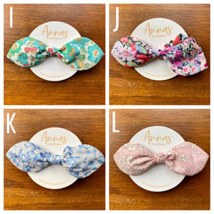 Image of Liberty Print Bow Scrunchie