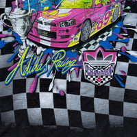 Image 5 of ADIDAS X JEREMY SCOTT RALLY TEE MENS SHIRT SIZE MEDIUM CHECKERED NEW
