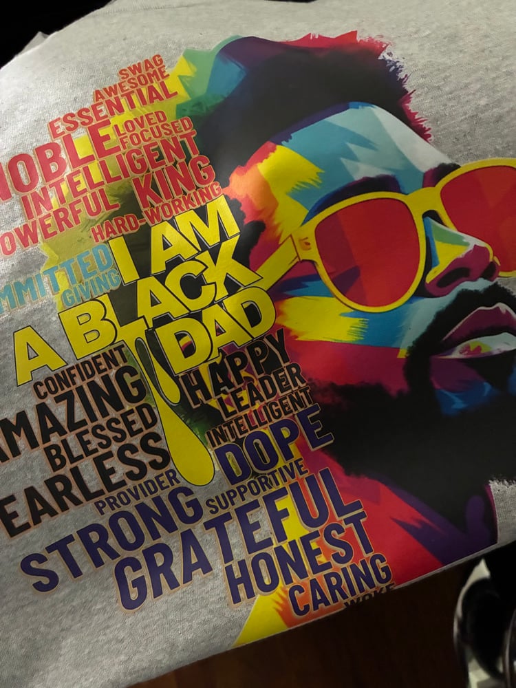 Image of Black Dad Image Tee