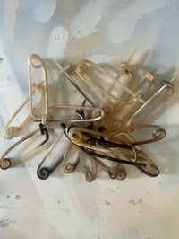 Image 2 of Horn Safety Pin - Scarf Pin