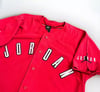VTG 90s Jordan Nike Baseball Jersey Sz L (RED)