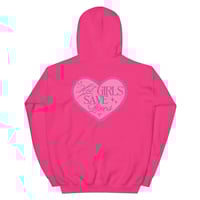 Image 21 of HOT GIRLS HAVE HEART HOODIE - HOT PINK
