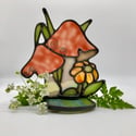 Vintage Mushroom Candle Holder 