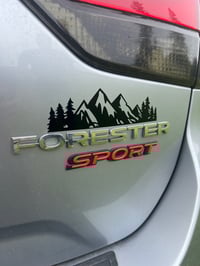 Image 2 of Mountain Range Decal