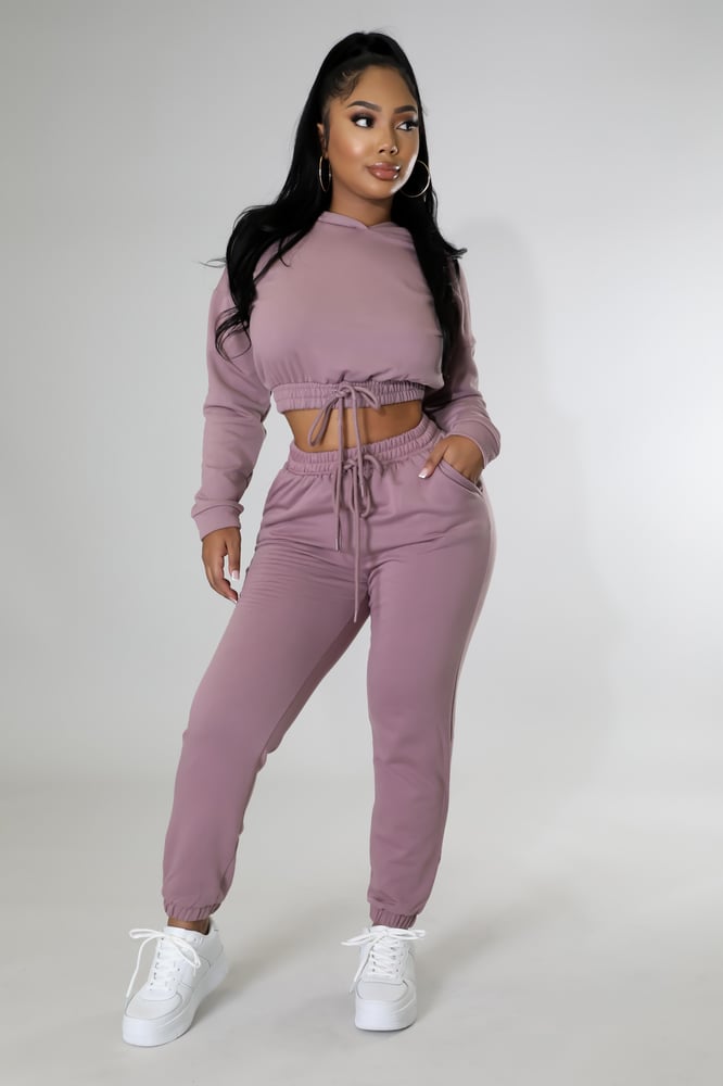 Image of STAY CHILLING PANTS SET 