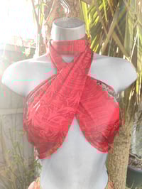 Image 2 of Milan Hareems/ Bloomer/ Balloon  trousers with matching head scarf - red blue black upto size 14 