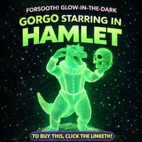 Image 1 of Gorgo 1961 glow in the dark monster toy
