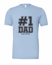 #1 Dad T-Shirt - Blue