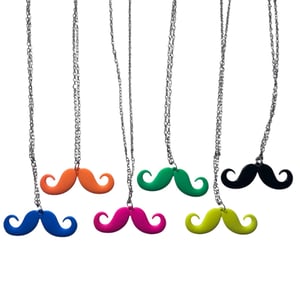 Image of mustache necklace