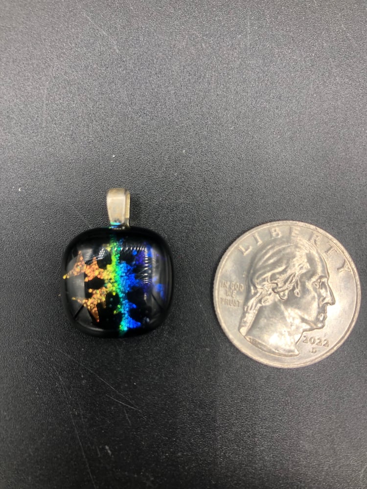 Image of Dichroic image pendant 004 