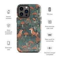 Image 23 of Boho Nature Cottagecore Inspired Fox Among Mushrooms Tough Case for iPhone®