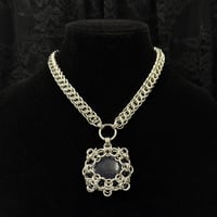 Image 1 of A Blue Stone of Gold Necklace