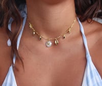 Image 1 of Ocean Breeze Charm Necklace 