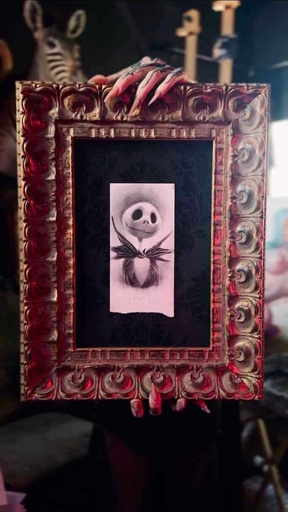 Image of 'THE PUMPKIN KING' - Original Graphite Drawing on Paper