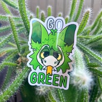 Go Green Sticker