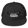 LTC VINTAGE COUTURE TRUCKER CAP (BLK/WHT LOGO)