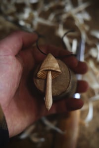 Image 2 of Birch Mushroom Pendant 